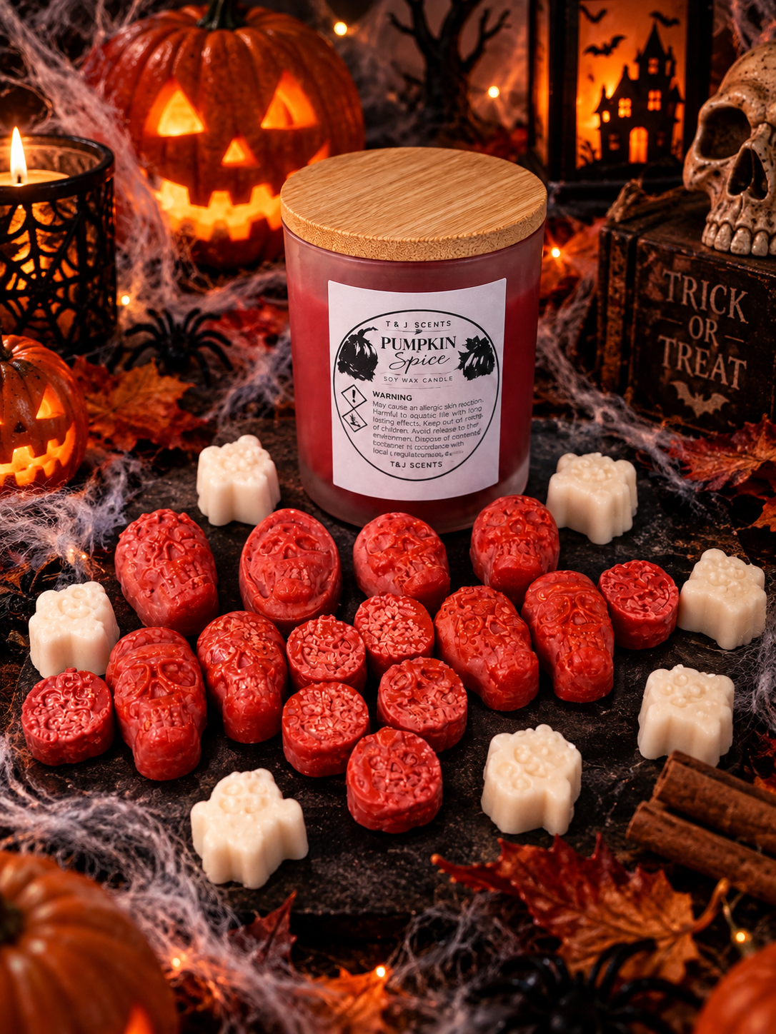 Halloween Wax Melt & Candle Set - TJ's Scents