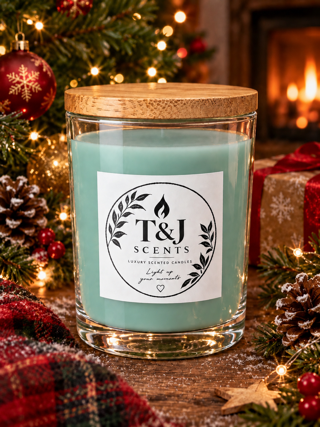 Frosted Candy Apple Candle - T&J Scents