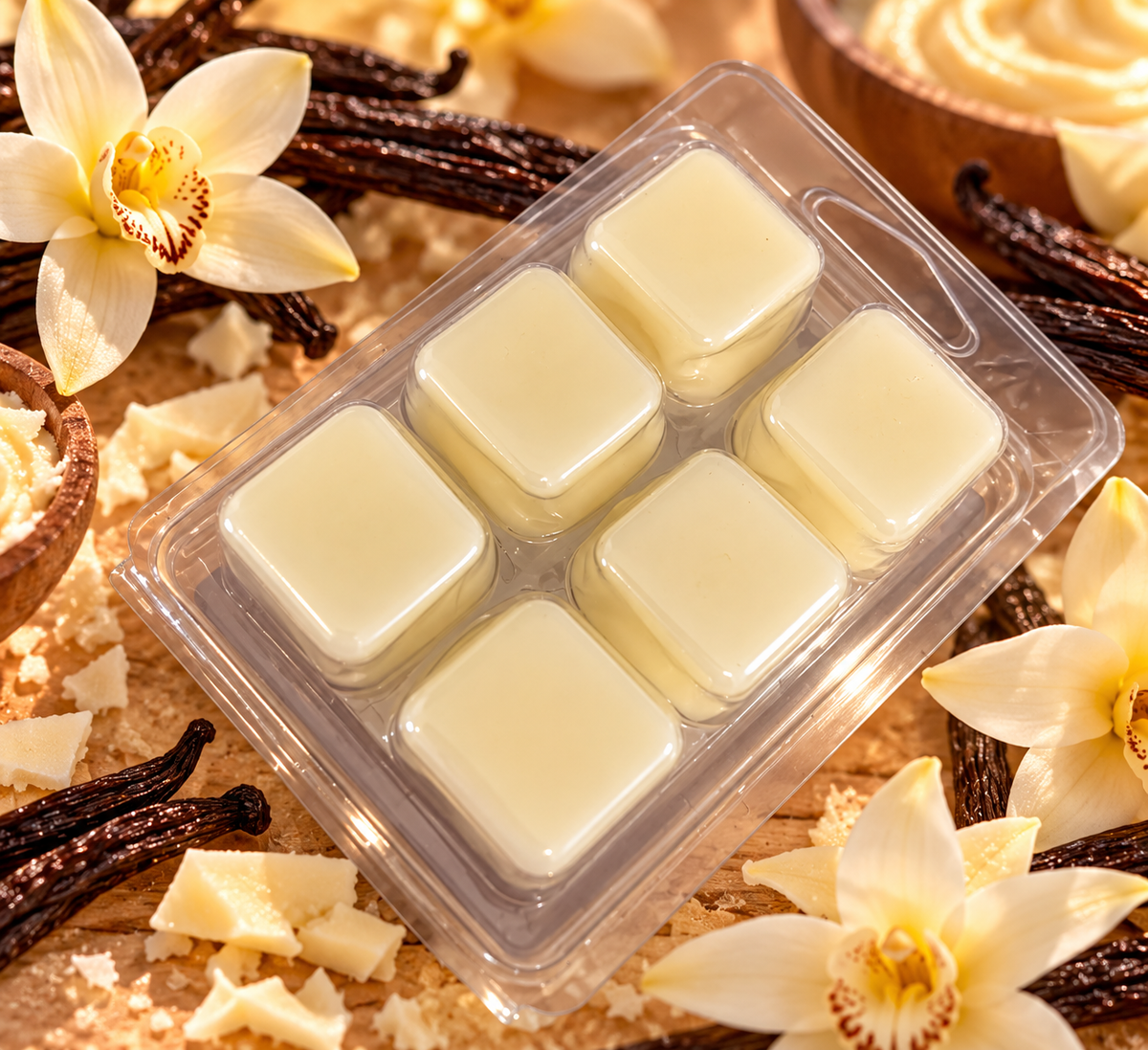 Vanilla Wax Melts 6 Pack - TJ's Scents