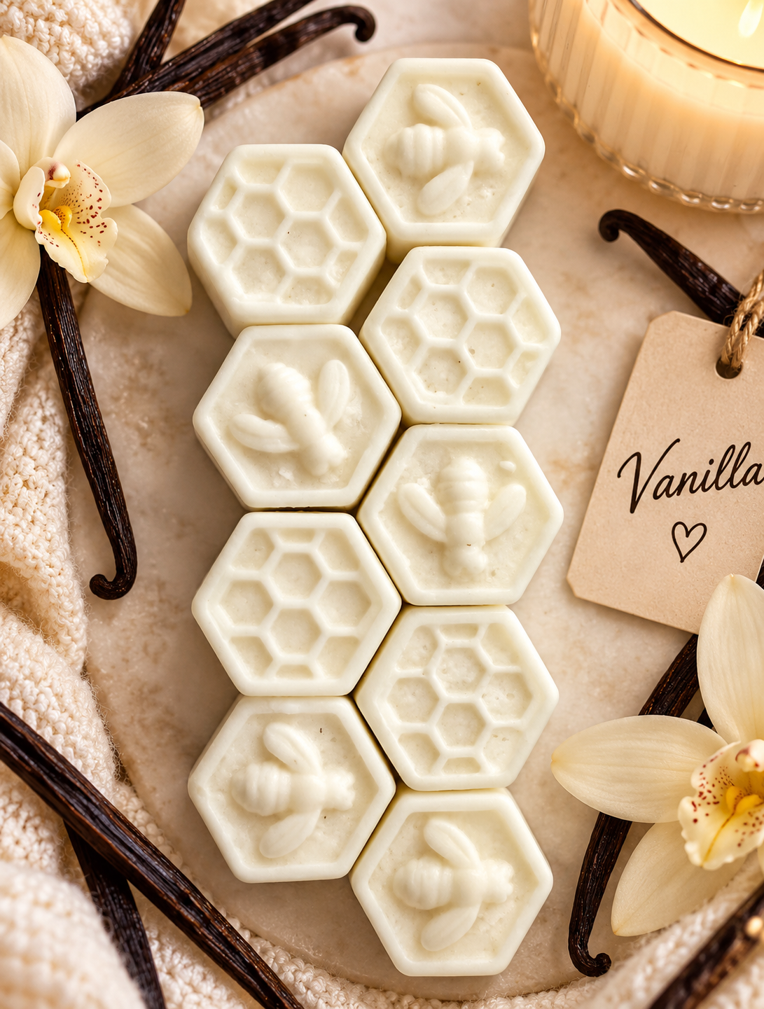 Vanilla Scented Wax Melts - TJ's Scents