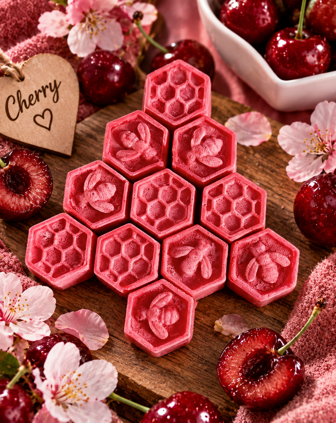 Black Cherry Scented Wax Melts - TJ's Scents