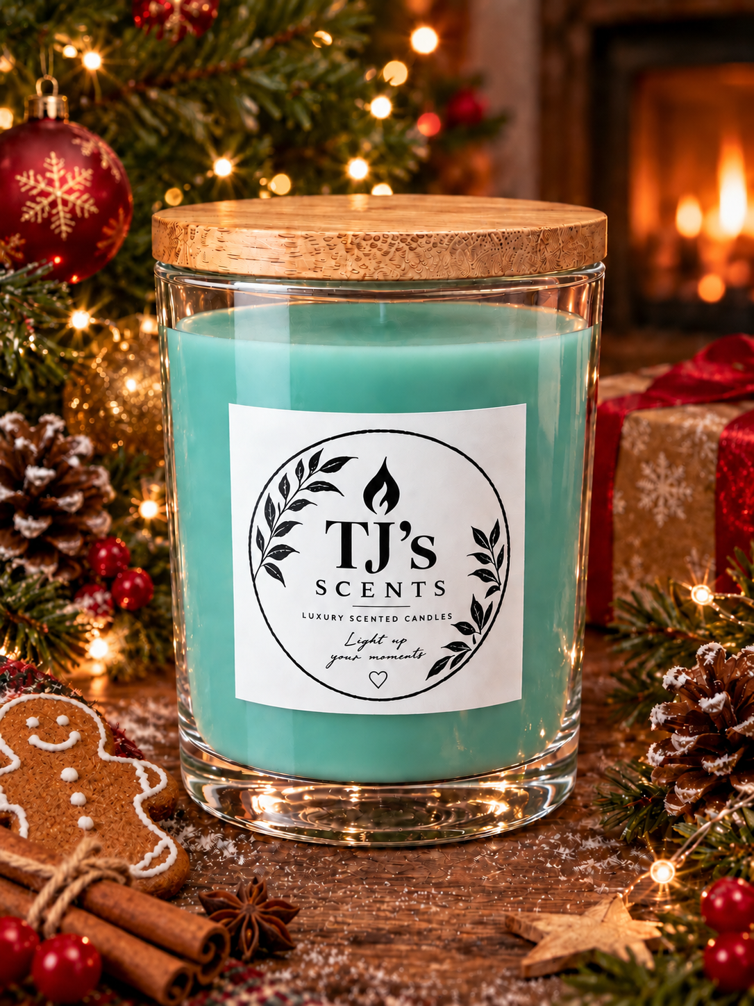 Frosted Candy Apple Candle - TJ's Scents